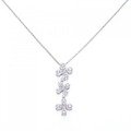 タサキ フラワー ダイヤモンド ネックレス 0.45CT