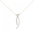 K18PG ダイヤモンド ネックレス 0.50CT