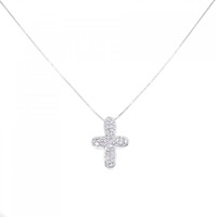 K18WG 2WAY ダイヤモンド ネックレス 0.29CT