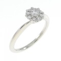 PT フラワー ダイヤモンド リング 0.212CT