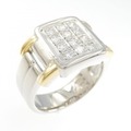 PT/K18YG ダイヤモンド リング 0.47CT