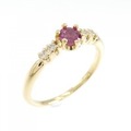 K18YG ルビー リング