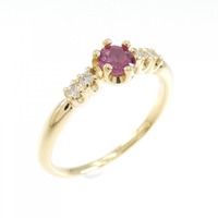 K18YG ルビー リング