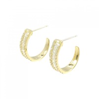 【新品】K18YG ダイヤモンド ピアス 0.60CT