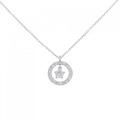 K18WG ダイヤモンド ネックレス 0.08CT