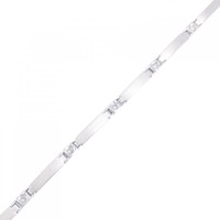 K18WG ダイヤモンド ブレスレット 0.11CT