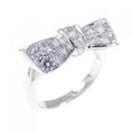 クイーン リボン ダイヤモンド リング 0.68CT