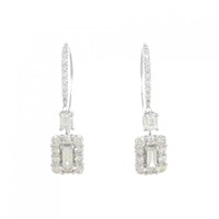 【新品】PT ダイヤモンド ピアス 1.10CT