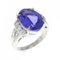 PT タンザナイト リング 5.25CT