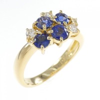 K18YG サファイヤ リング 1.14CT