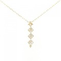 K18YG ダイヤモンド ネックレス 0.30CT