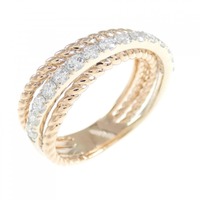 750PG/750WG ダイヤモンド リング 0.44CT