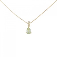 K18YG ガーネット ネックレス 0.479CT