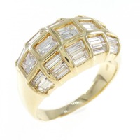 K18YG ダイヤモンド リング 2.67CT