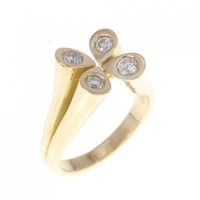 750YG ダイヤモンド リング 0.23CT