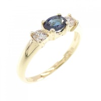 K18YG サファイヤ リング 0.38CT