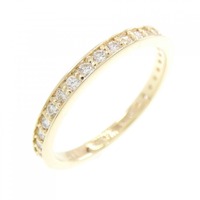 K18YG フルエタニティ ダイヤモンド リング 0.51CT