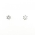 PT ソリティア ダイヤモンド ピアス 0.30CT