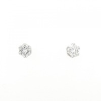 PT ソリティア ダイヤモンド ピアス 0.30CT