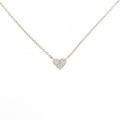 ヴァンドーム ハート ダイヤモンド ネックレス 0.10CT