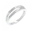 K18WG ダイヤモンド リング 0.11CT