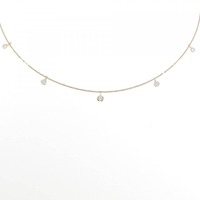 K18YG ダイヤモンド ネックレス 0.50CT