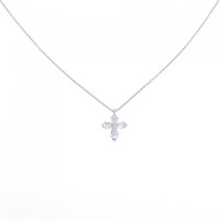 グラフ Trapezoid Diamond Cross ネックレス