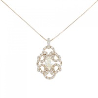 K18PG ダイヤモンド ネックレス 0.493CT