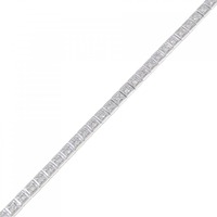K18WG ダイヤモンド ブレスレット 1.00CT