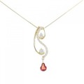 K18YG 2WAY サファイヤ ネックレス 0.729CT 拡散処理