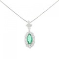 PT エメラルド ネックレス 0.38CT