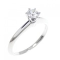 ティファニー クラシック ソリティア リング 0.22CT I VVS2 3EXT