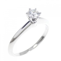 ティファニー クラシック ソリティア リング 0.22CT I VVS2 3EXT