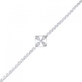 K18WG ダイヤモンド ブレスレット 0.70CT