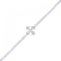 K18WG ダイヤモンド ブレスレット 0.70CT