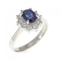 PT サファイヤ リング 0.66CT