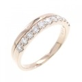 K18PG ダイヤモンド リング 0.35CT