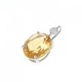 K18WG シトリン ペンダント 4.26CT