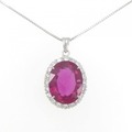 PT ルベライトトルマリン ネックレス 16.46CT
