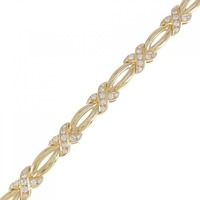 K18YG ダイヤモンド ブレスレット 2.21CT