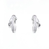 ミキモト ダイヤモンド イヤリング 0.14CT