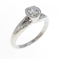 ブルガリ インコントロ ダモーレ リング 0.18CT D IF 3EXT