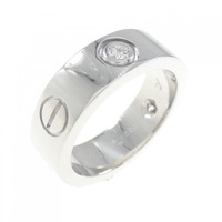 カルティエ ラブ ハーフダイヤ リング