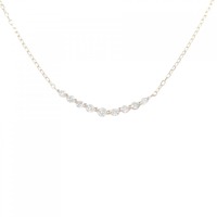 K18PG/K18YG ダイヤモンド ネックレス 0.20CT