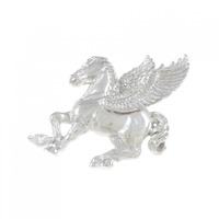 K18WG ペガサス ダイヤモンド ペンダント 0.10CT