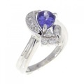 PT タンザナイト リング 0.91CT