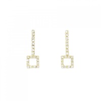 K18YG ダイヤモンド ピアス 0.09CT