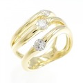 K18YG ダイヤモンド リング 0.50CT