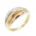 K18YG/PT/K18PG ダイヤモンド リング 0.10CT