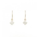 K18PG ダイヤモンド ピアス 0.2CT
